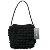 Wholesale - BLACK QUILTED UNDERARM HANDBAG C/P 12